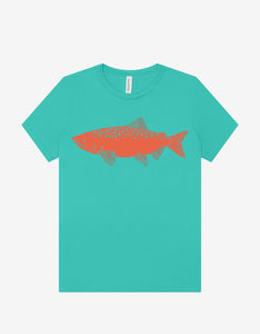 Salmon T-Shirt - Women's Teal