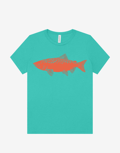 Salmon T-Shirt - Women's Teal