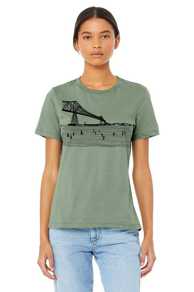 Gateway to the Sea Women's Crew Tee Shirt, Ladies T-shirt
