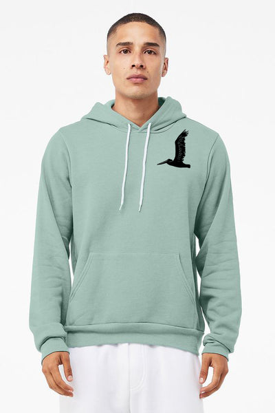 Gateway to the Sea Pullover Hoodie Dusty Blue