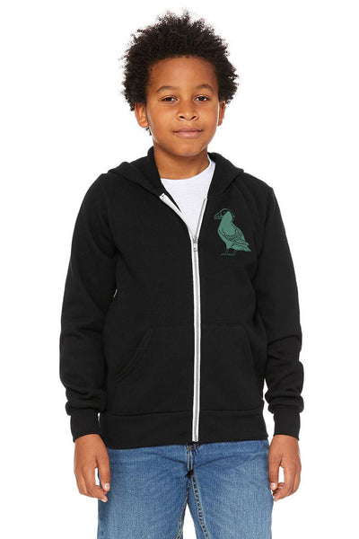 Pre Order:Haystack Humpback - Youth  Zip Up Hoodie - Black