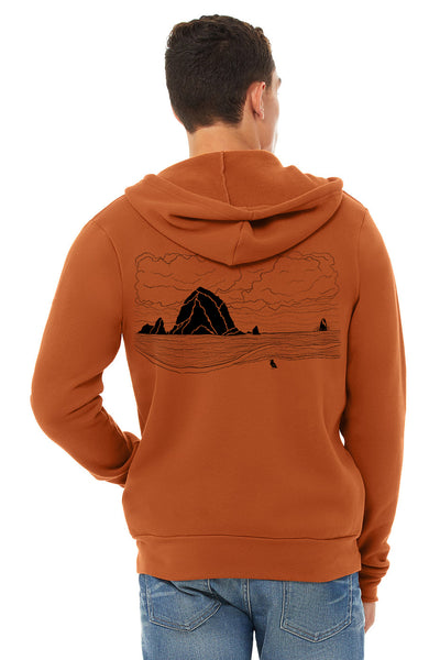 Haystack Humpback Ultra Soft Zip Up Hoodie - Unisex Autumn