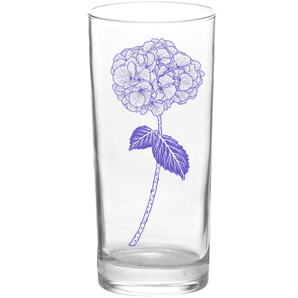Flowers Hydrangea Flower Color Periwinkle Tall Collins Glasses