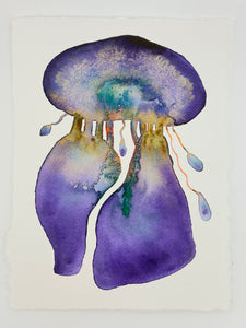 Jasperian Jelly 11x14  - Original Watercolor Paintings By Seasons Kaz Sparks