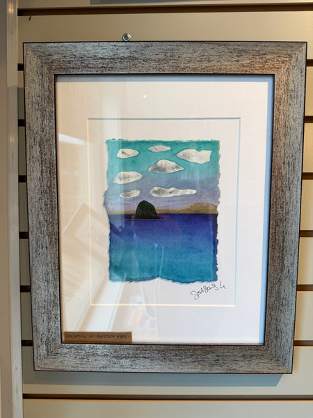 Dreaming of Haystack 11 x 14  - Original Haystack Rock Landscape Watercolor Paintings By Seasons Kaz Sparks (Copy)