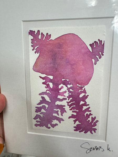 Jillian Jelly 8x 10  - Original Watercolor Paintings By Seasons Kaz Sparks