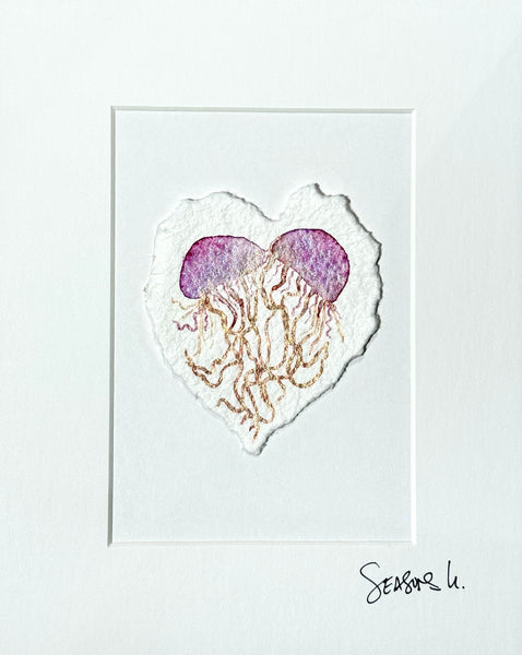 Jelly Love #2 8x10  - Original Watercolor Paintings By Seasons Kaz Sparks