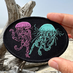 Jellyfish Iron-On-Patch