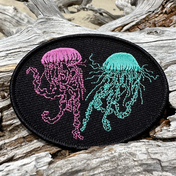 Jellyfish Iron-On-Patch