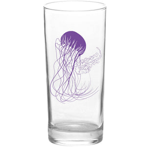 Jellyfish Limbo Colors Purple Tall Collins Glass