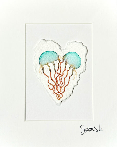 Jelly Love #4 8x10  - Original Watercolor Paintings By Seasons Kaz Sparks