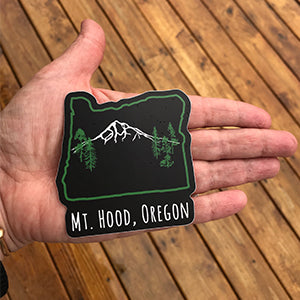 Mt Hood Oregon Die-Cut Vinyl Sticker