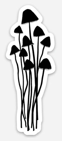 Mushroom Cap Die-Cut Vinyl Sticker