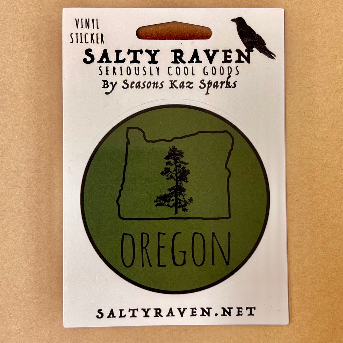 Oregon Pine HVS Vinyl Sticker