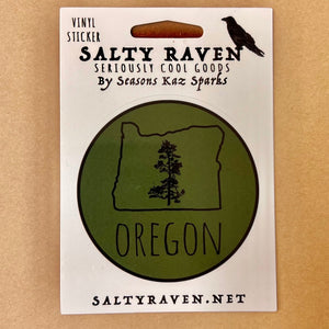 Oregon Pine HVS Vinyl Sticker