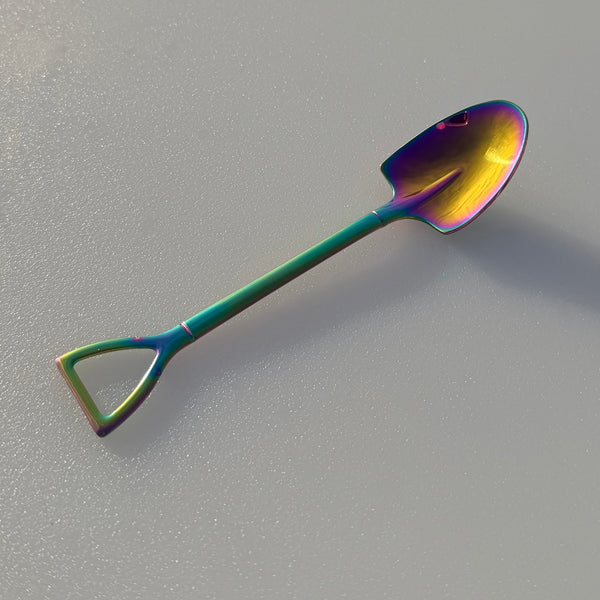 Shovel Spoons  - Rainbow, Gold or Silver Finish