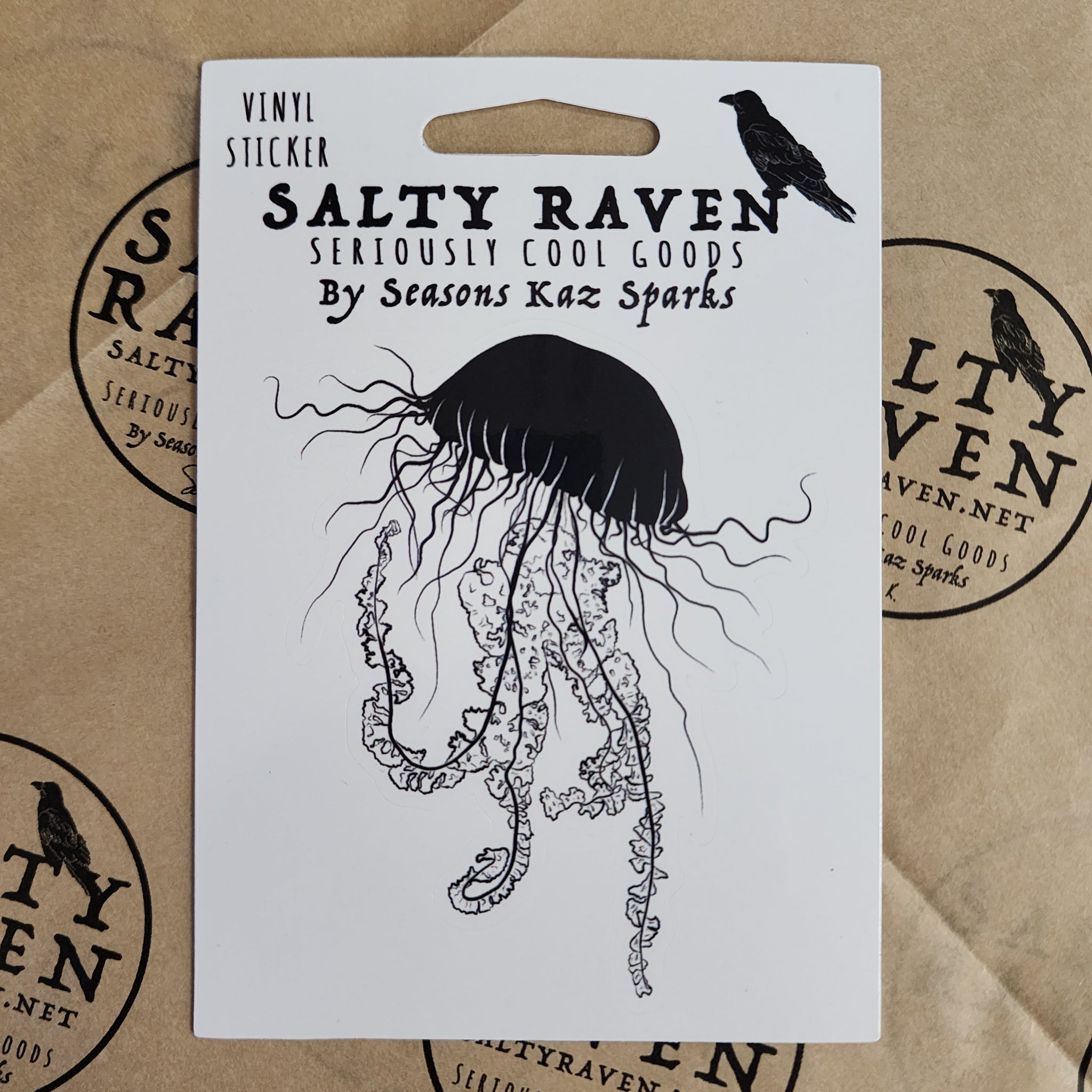 Sashay Jellyfish HVS Vinyl Stickers