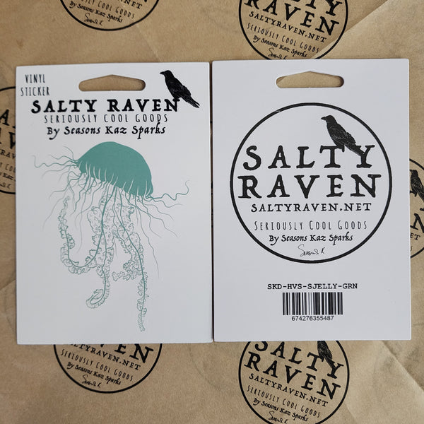 Sashay Jellyfish HVS Vinyl Stickers