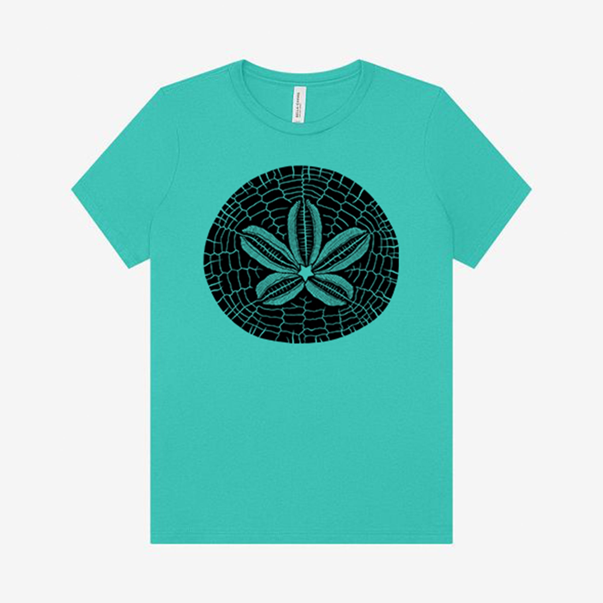 Sand Dollar - Women's Tee Shirt Teal