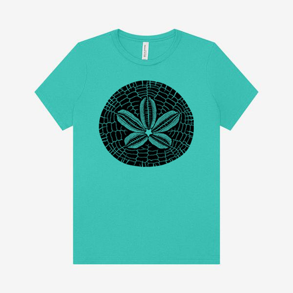 Sand Dollar - Women's Tee Shirt Teal