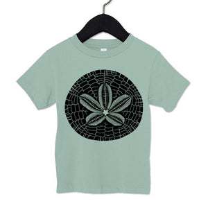 Sand Dollar - Toddler Dusty Blue & Youth T-Shirt Teal