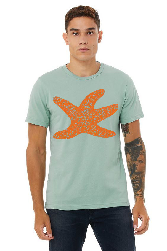 Sea Star Starfish *Limited Edition* T-Shirt - Unisex Dusty Blue