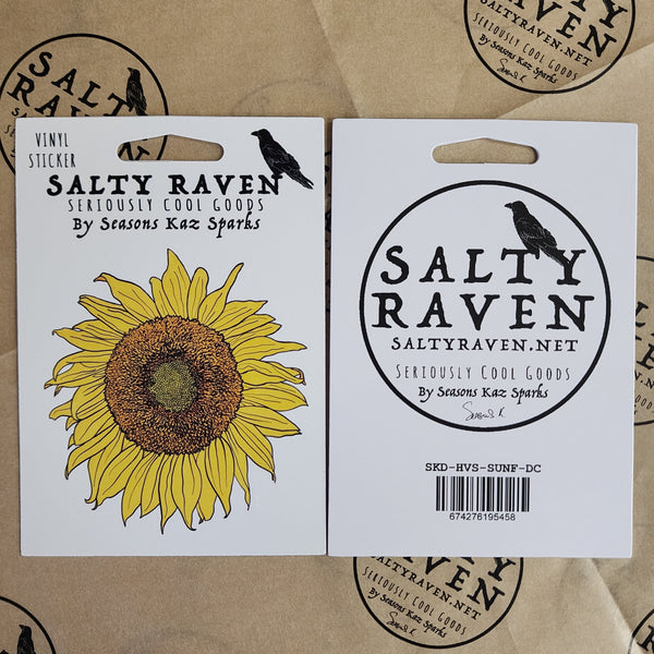 Sunflower HVS Vinyl Peel Away Sticker