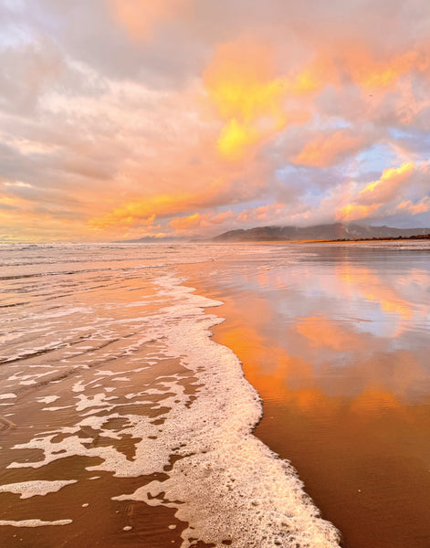 Sunrise Sea Reflection Original Photography Paper Prints & Framed Metal Prints