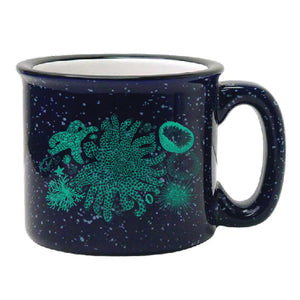 Tide Pool Treasures Cobalt 15oz Ceramic Campfire Mug