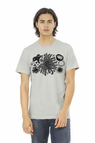 Tide Pool Treasures - Unisex Tee Shirt Silver