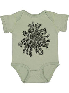 Tide Pool Treasures Infant Baby One piece Infant Bodysuit Sage