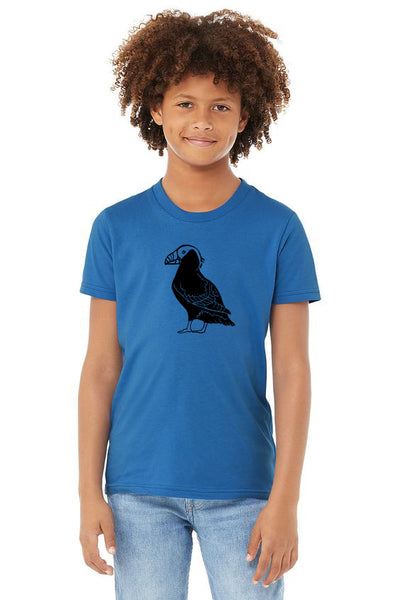 Tufted Puffin - Toddler & Youth T-Shirt Blue