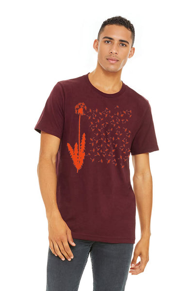 1000 Wishes T-Shirt - Unisex Heather Maroon or Maroon