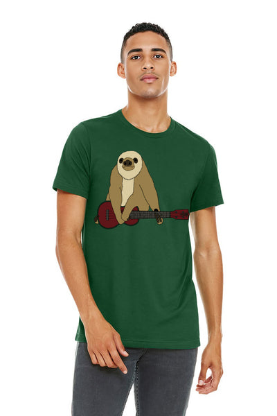 Zososlow Sloth T-Shirt - Unisex Evergreen