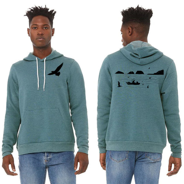 Bay Bounty *Limited Edition* Ultra Soft Pull Over Hoodie - Unisex Heather Deep Teal