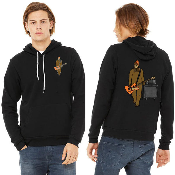 Mr Big On Bass Ultra Soft Pull Over Hoodie - Unisex Black