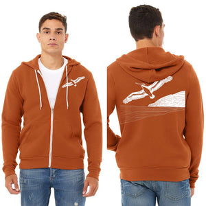 Pelicanza Beach  Ultra Soft Zip Up Hoodie - Unisex Autumn