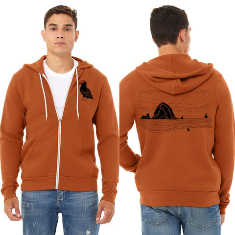 Haystack Humpback Ultra Soft Zip Up Hoodie - Unisex Autumn