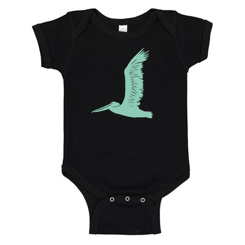 Flying Pelican One Piece - Infant Black