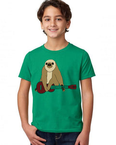 Zososlow Sloth T-Shirt - Toddler & Youth Kelly