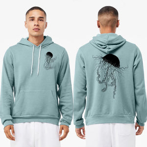 Sashay Jellyfish Ultra Soft Sponge Fleece Pull Over Hoodie