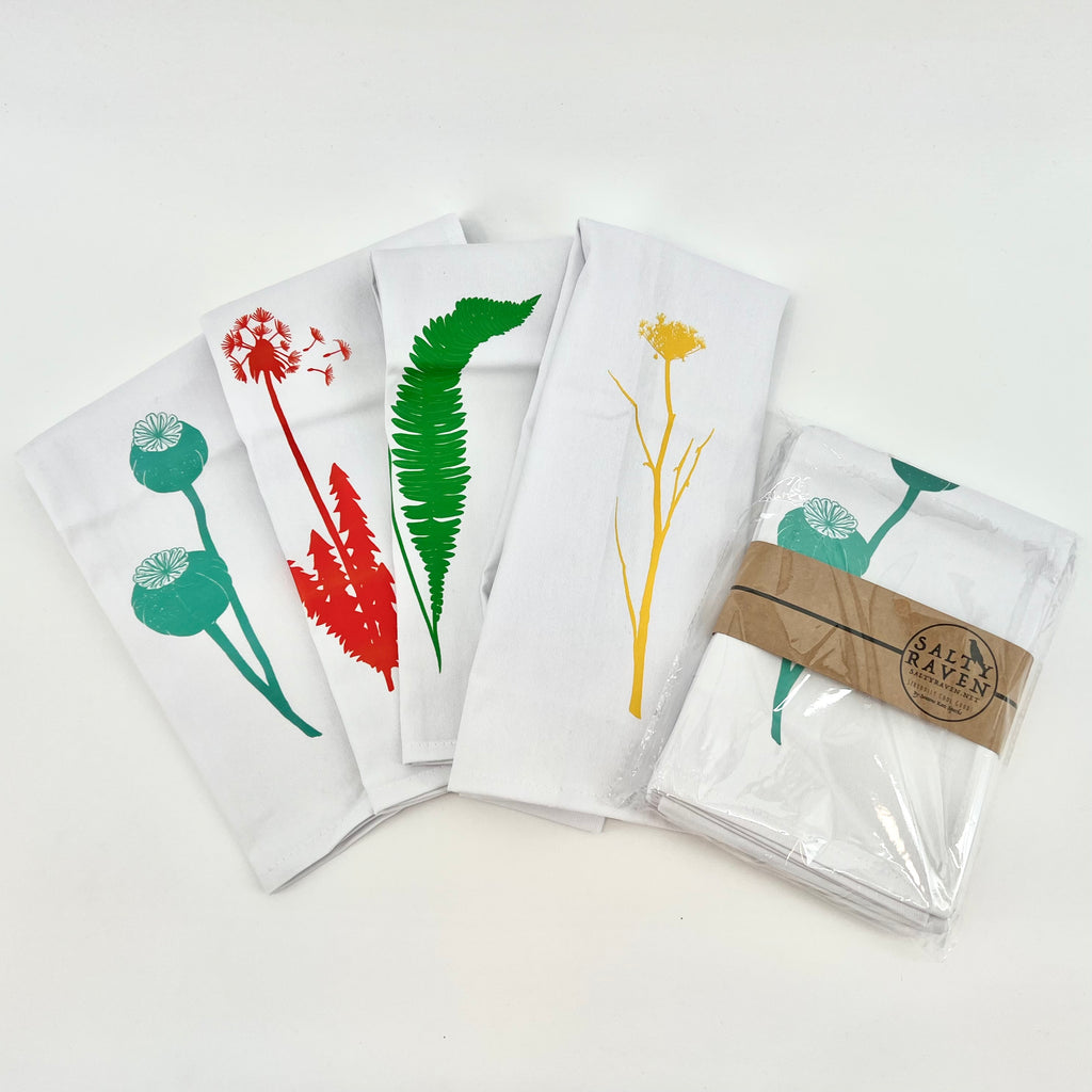 Botanical Tea Towel Set – Salty Raven