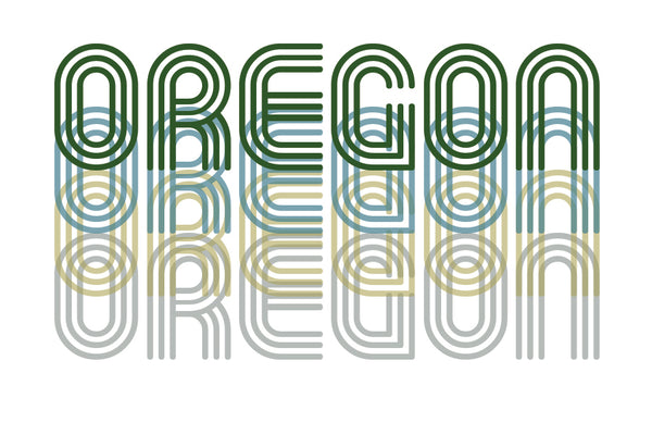 Oregon Fade *Limited Edition* Die-Cut Vinyl Sticker