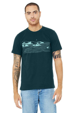 Whale's Tail Tee Shirt, Men's T-shirt