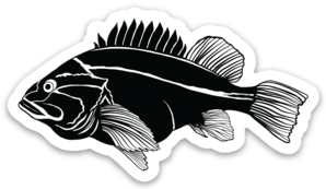 Rockfish Die-Cut Vinyl Stickers