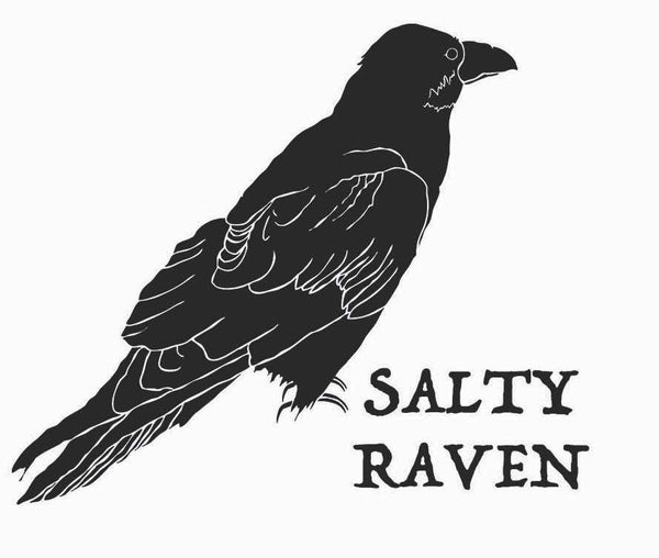 Salty Raven Iron-On-Patch