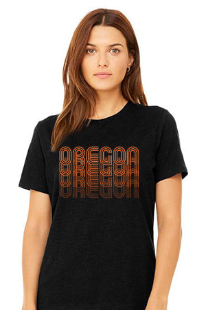 Oregon Fade *Limited Edition* T-Shirt - Women's Black Heather