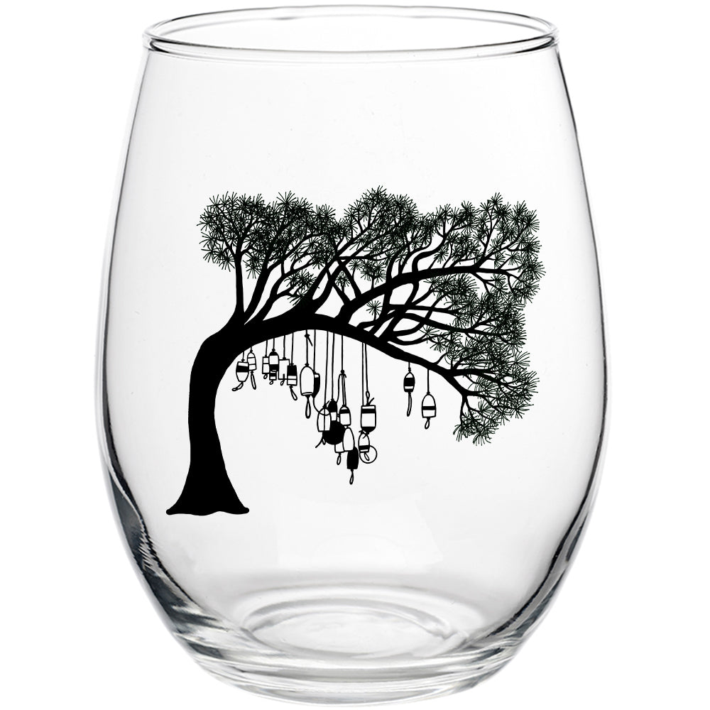 Buoy Tree Stemless Wine Glass