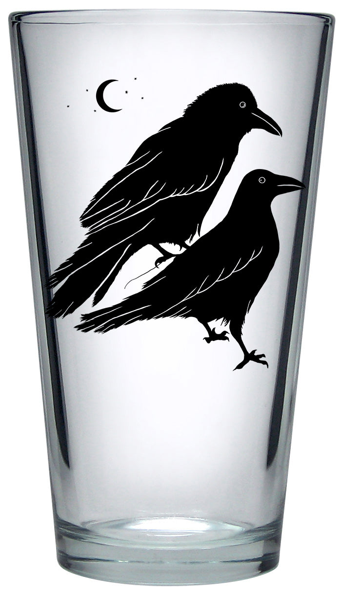 Celestial Raven Pint Glass
