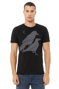 Celestial Raven T-Shirt - Unisex Black